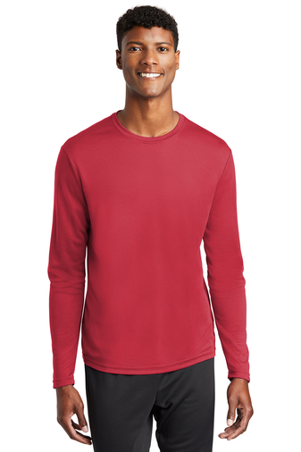 Sport-Tek® Adult Unisex PosiCharge® RacerMesh® 3.8 oz 100% Polyester Long Sleeve T-shirt